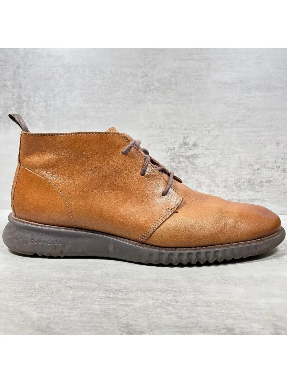 Cole Haan 2.ZeroGrand Chukka Boots - Men's Size 12 - British Tan Java